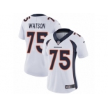 Women's Nike Denver Broncos #75 Menelik Watson Vapor Untouchable Limited White NFL Jersey