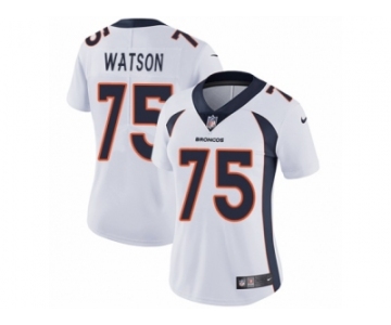 Women's Nike Denver Broncos #75 Menelik Watson Vapor Untouchable Limited White NFL Jersey