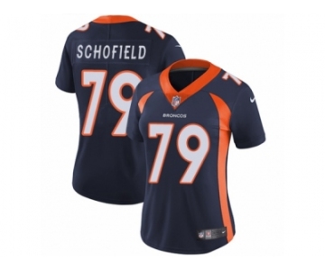 Women's Nike Denver Broncos #79 Michael Schofield Vapor Untouchable Limited Navy Blue Alternate NFL Jersey