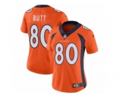 Women's Nike Denver Broncos #80 Jake Butt Vapor Untouchable Limited Orange Team Color NFL Jersey