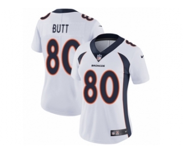 Women's Nike Denver Broncos #80 Jake Butt Vapor Untouchable Limited White NFL Jersey