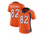 Women's Nike Denver Broncos #82 Jeff Heuerman Vapor Untouchable Limited Orange Team Color NFL Jersey