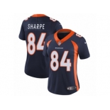 Women's Nike Denver Broncos #84 Shannon Sharpe Vapor Untouchable Limited Navy Blue Alternate NFL Jersey