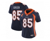 Women's Nike Denver Broncos #85 Virgil Green Vapor Untouchable Limited Navy Blue Alternate NFL Jersey