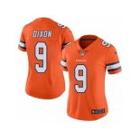 Women's Nike Denver Broncos #9 Riley Dixon Limited Orange Rush NFL Jersey