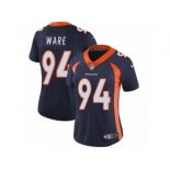 Women's Nike Denver Broncos #94 DeMarcus Ware Vapor Untouchable Limited Navy Blue Alternate NFL Jersey