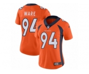 Women's Nike Denver Broncos #94 DeMarcus Ware Vapor Untouchable Limited Orange Team Color NFL Jersey