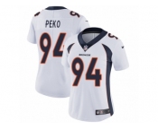 Women's Nike Denver Broncos #94 Domata Peko Vapor Untouchable Limited White NFL Jersey