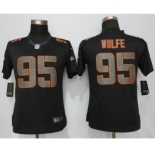 Womens Nike Denver Broncos #95 Derek Wolfe Impact Limited Black Jerseys