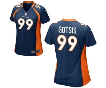 Women's Nike Denver Broncos #99 Adam Gotsis Navy Blue Alternate NFL Jersey