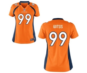 Women's Nike Denver Broncos #99 Adam Gotsis Orange Team Color NFL Jersey