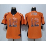 Wonen Nike Denver Broncos #12 Paxton Lynch Drift Fashion Orange Jerseys