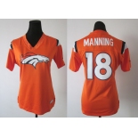 nike women nfl denver broncos #18 manning field flirt fashion orange[nike 2012]