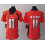 nike women nfl jerseys denver broncos #11 holliday orange[new nike]