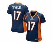 nike women nfl jerseys denver broncos #17 osweiler blue[nike]