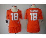 nike women nfl jerseys denver broncos #18 manning orange[breast cancer awareness]