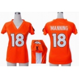 nike women nfl jerseys denver broncos #18 manning orange[draft him ii top]