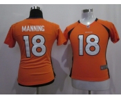 nike women nfl jerseys denver broncos #18 manning orange[nike]