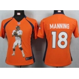 nike women nfl jerseys denver broncos #18 manning orange[portrait fashion]