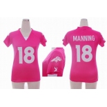 nike women nfl jerseys denver broncos #18 manning pink[draft him ii top]