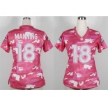 nike women nfl jerseys denver broncos #18 manning pink[fashion camo]