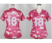 nike women nfl jerseys denver broncos #18 manning pink[fashion camo]