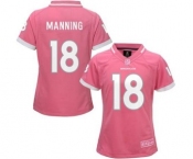 nike women nfl jerseys denver broncos #18 manning pink[nike 2015]