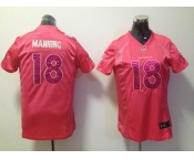 nike women nfl jerseys denver broncos #18 manning pink[nike]