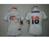 nike women nfl jerseys denver broncos #18 manning white[2012 fem fan]