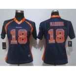 nike women nfl jerseys denver broncos #18 peyton manning blue[Strobe Limited]