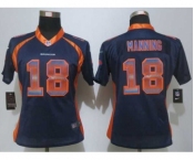 nike women nfl jerseys denver broncos #18 peyton manning blue[Strobe Limited]