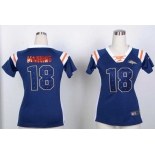 nike women nfl jerseys denver broncos #18 peyton manning blue[fashion Rhinestone sequins]