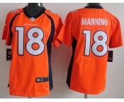 nike women nfl jerseys denver broncos #18 peyton manning orange[new nike]