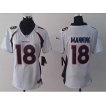 nike women nfl jerseys denver broncos #18 peyton manning white[new nike]