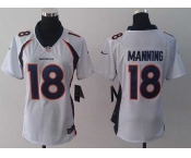 nike women nfl jerseys denver broncos #18 peyton manning white[new nike]