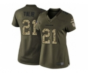 nike women nfl jerseys denver broncos #21 talib army green[nike Limited Salute To Service]