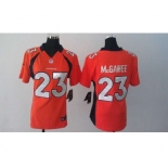 nike women nfl jerseys denver broncos #23 mcgahee orange[nike]