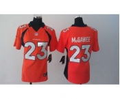 nike women nfl jerseys denver broncos #23 mcgahee orange[nike]