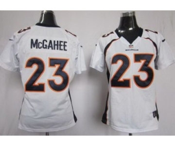 nike women nfl jerseys denver broncos #23 mcgahee white[nike limited]