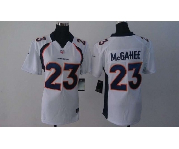 nike women nfl jerseys denver broncos #23 mcgahee white[nike]