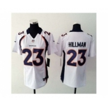 nike women nfl jerseys denver broncos #23 ronnie hillman white[nike][hillman]