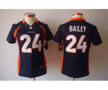 nike women nfl jerseys denver broncos #24 bailey blue[nike limited]