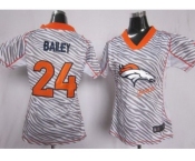 nike women nfl jerseys denver broncos #24 bailey [fem fan zebra]