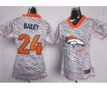 nike women nfl jerseys denver broncos #24 bailey [fem fan zebra]