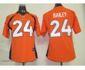 nike women nfl jerseys denver broncos #24 bailey orange[nike]