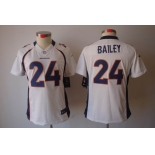 nike women nfl jerseys denver broncos #24 bailey white[nike limited]