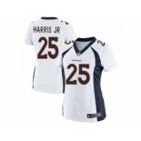 nike women nfl jerseys denver broncos #25 harris jr white[nike]