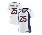 nike women nfl jerseys denver broncos #25 harris jr white[nike]