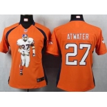 nike women nfl jerseys denver broncos #27 atwater orange[portrait fashion]