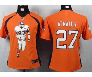 nike women nfl jerseys denver broncos #27 atwater orange[portrait fashion]